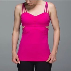 Lululemon Athletic Top in Hot Pink